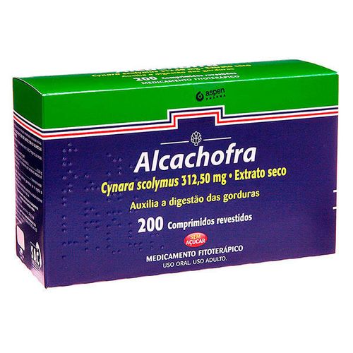 Alcachofra Aspn Pharma 200 Comprimidos