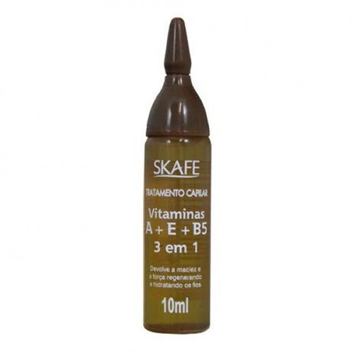 Ampolas Skafe Tratamento Capilar Vitamina A 10Ml - Skafe