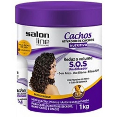 Ativ Cacho Salon Line Sos Nutritivo 1Kg - Salon Line Sos