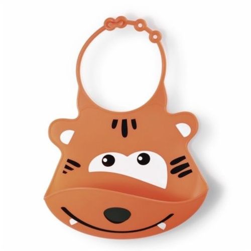 Babador Leão para Bebê de Silicone Multikids