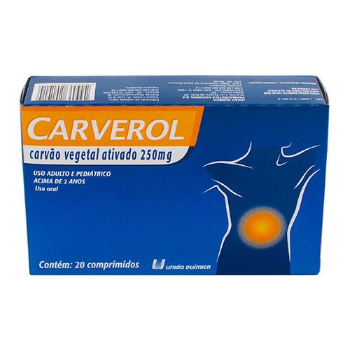 Carverol 250mg 20 Comprimidos