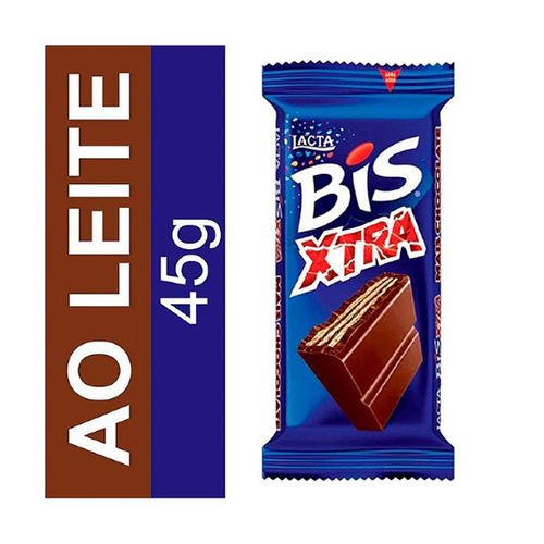 Chocolate Bis Extra Ao Leite 45G - Lacta