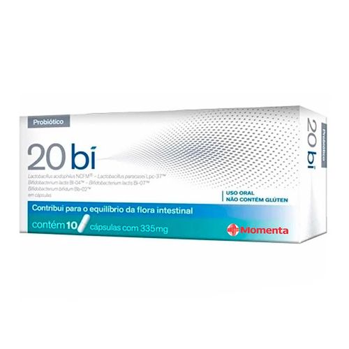 Regulador Intestinal 20 Bi 335mg 10 Cápsulas