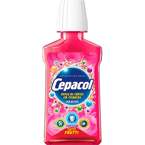 Antisséptico Bucal Cepacol Tutti Frutti Frutti Fluor 250Ml - Cepacol