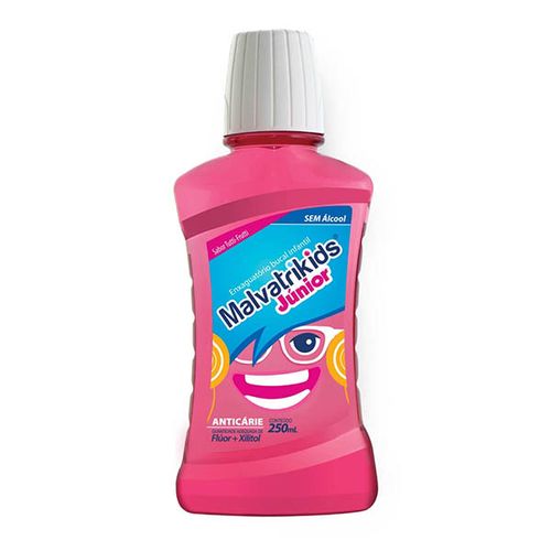 Antisséptico Bucal Malvatri Kids Junior 250Ml - Malvatrikids