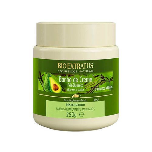 Banho Creme Bio Extratus Pós Quim Abacate Jojoba 250G - Bio Extratus