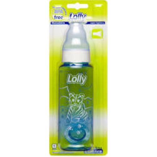 Mamadeira Lolly Color Azul 240Ml - Lolly