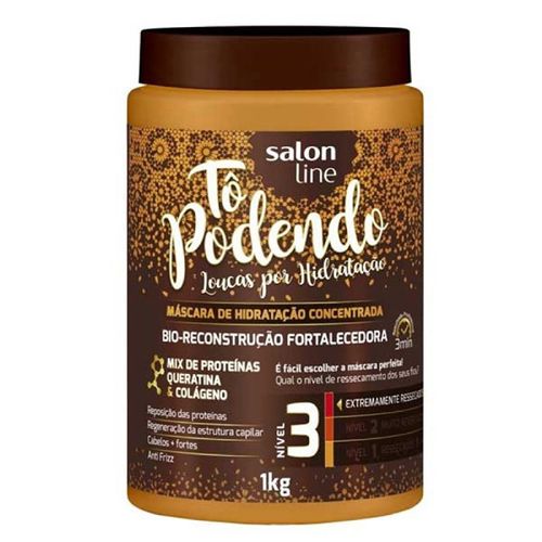Máscara Capilar Forta To Podendo 1kg Salon Line