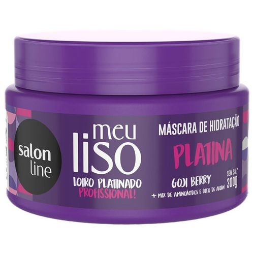 Máscara Salon Line Meu Liso Loçãoplatinado 300G - Salon Line Meu Liso