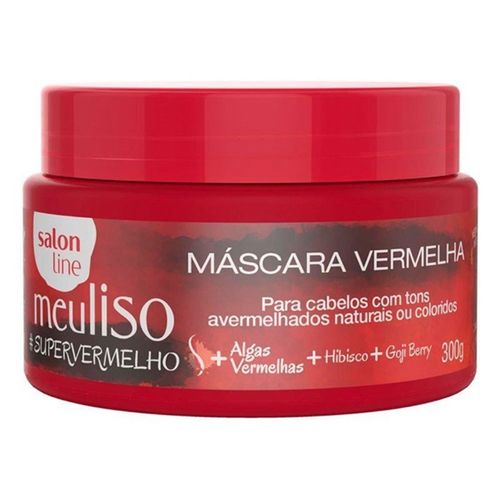 Máscara Salon Line Meu Liso Vermelho Supervermelho 300G - Salon Line