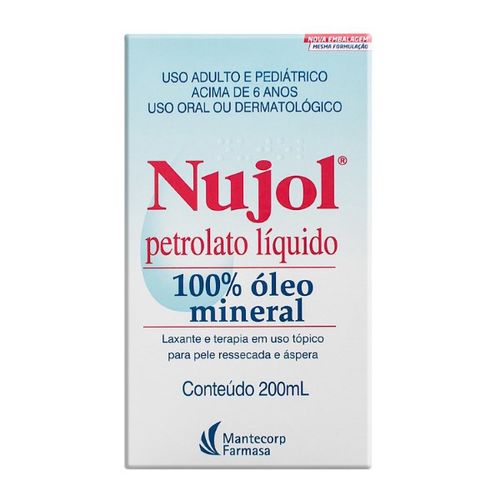 Nujol Óleo Mineral 200ml