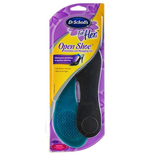 Palmilha Dr Scholls Massaging For Her Gel Open Shoe 01 Par - Dr Scholls