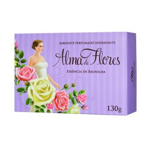 Sabonete Alma De Flores Herbal 130G - Alma De Flores