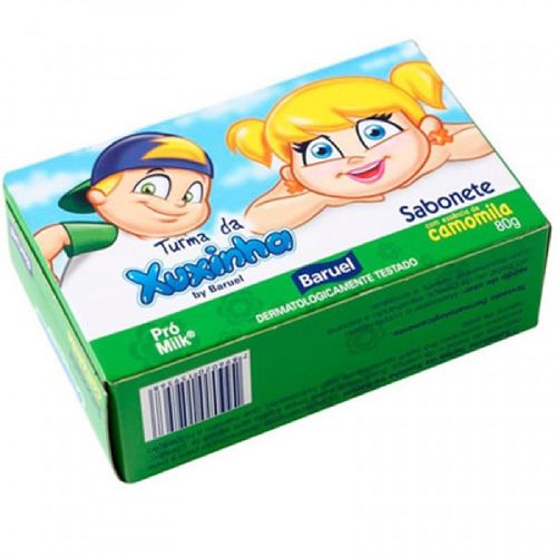 Sabonete Barrauel Turma Xuxinha Pro Milk Camomila 80G - Baruel