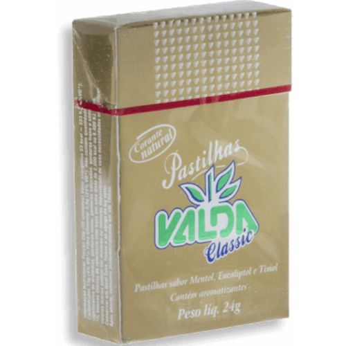 Pastilhas Valda Classic Flip Top Classic 24G 12Un - Valda