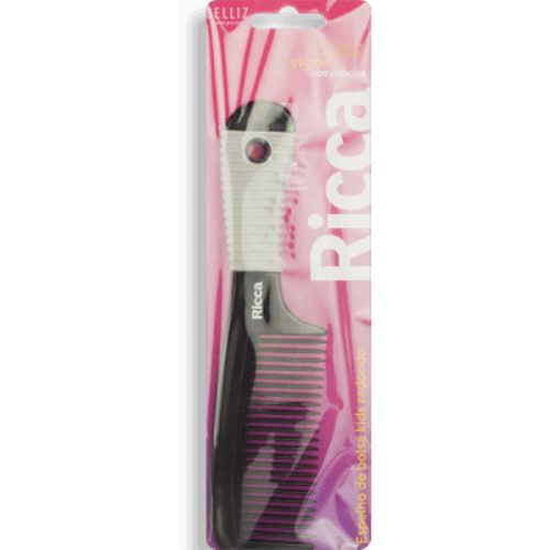 Pente Cabelo Ricca Sup Borracha - Ricca