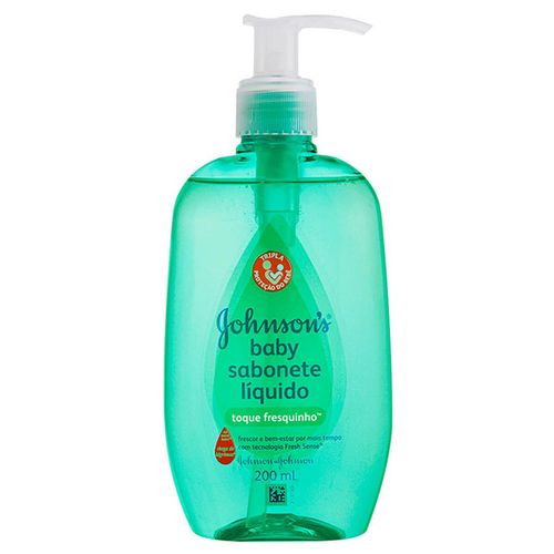 Sabonete Líquido Johnsons Baby Toque Fresquinho 200 ml