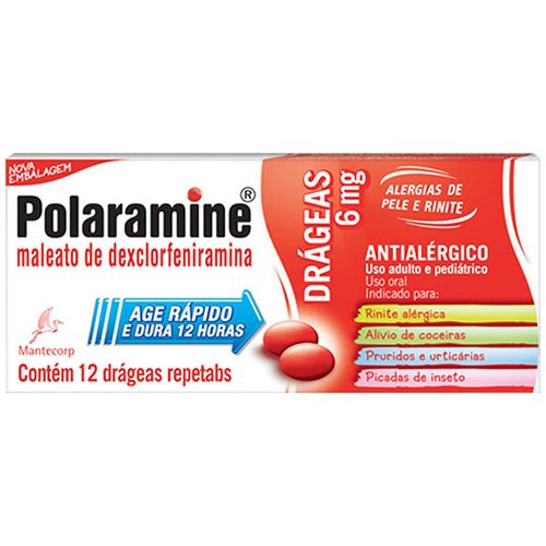 Polaramine Repetabs 6mg 12 Drágeas