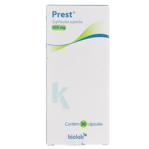 Prest 500mg com 30 cápsulas