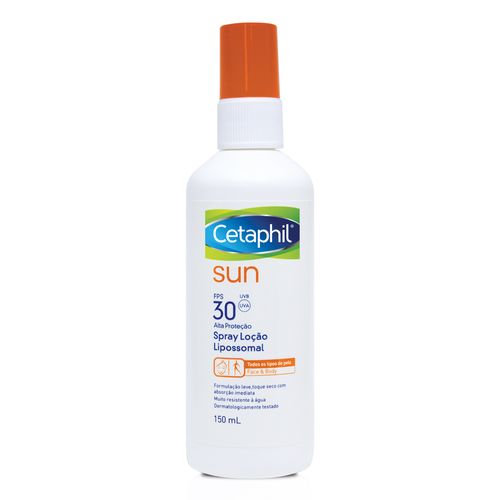 Protetor Solar Cetaphil Sun Spray Loção Lipossomal FPS30150ml
