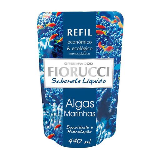 Sabonete Líquido Al Marinhas 440ml Extrato de Algas Fiorucci