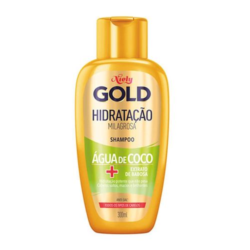 Shampoo Niely Água Coco 300Ml - Niely Gold