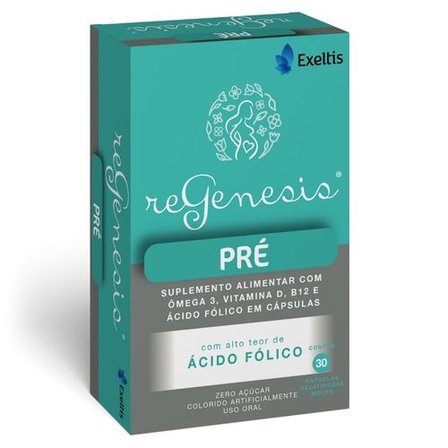 Suplemento Alimentar Regenesis Pré Exeltis 30 Cápsulas Gelatinosas