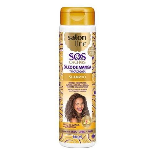 Shampoo Salon Line Sos Queratina E 12 Oleos 300Ml - Salon Line Sos