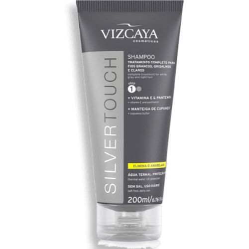 Shampoo Vizcaya Silver Touch Grisalho 200Ml - Vizcaya