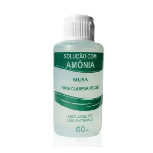 Descolorante Sol Amônia 60ml para Cabelos e Pelos Musa