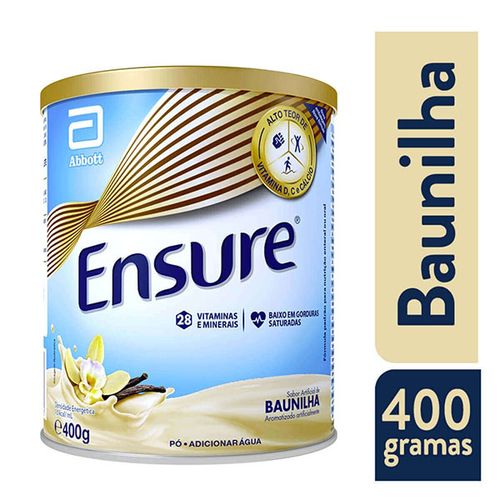 Suplemento Adulto Ensure Pó Sabor Baunilha 400g