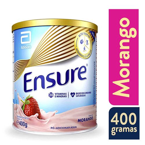 Suplemento Adulto Ensure Pó Sabor Morango 400g