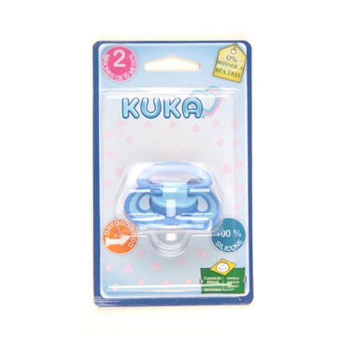 Chupeta Kuka N 02 Sup Ventilada Bico Ortodontico Azul - Kuka