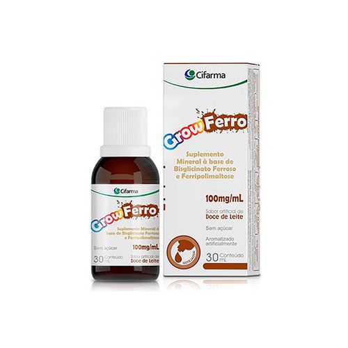 Suplemento Ferro Vit Grow 100mg/ml Líquido 30ml