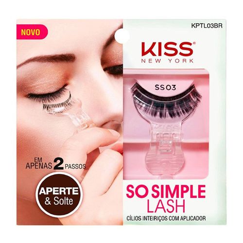 Cilios Posticos Kiss New So Simple Lashampoo 03 - First Kiss