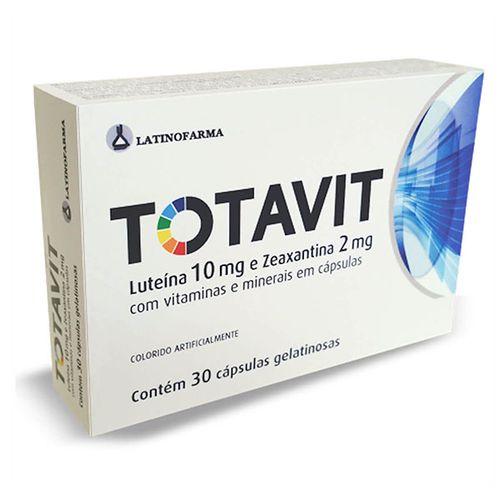 Suplemento Multivitamínico Totavit Cristália 30 Cápsulas