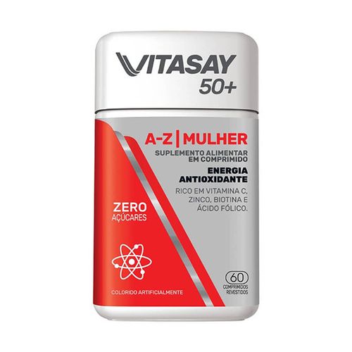 Vitasay 50 + A-Z Mulher 60 Comprimidos