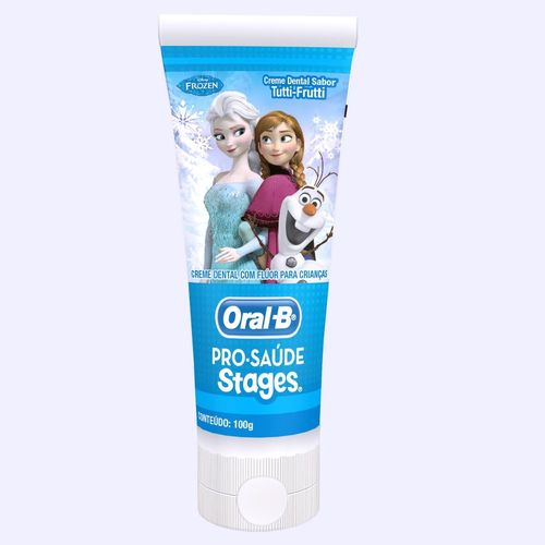 Creme Dental Oral B Stages Frozen Sabor Tutti Frutti Frutti 100G - Oral B Stages