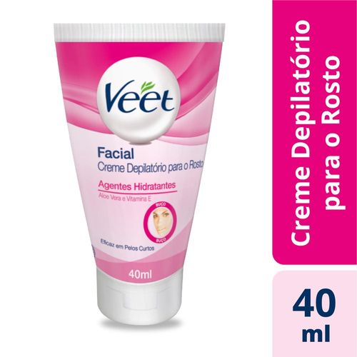 Creme Depilatório Facial Aloe Vera 40ml Veet