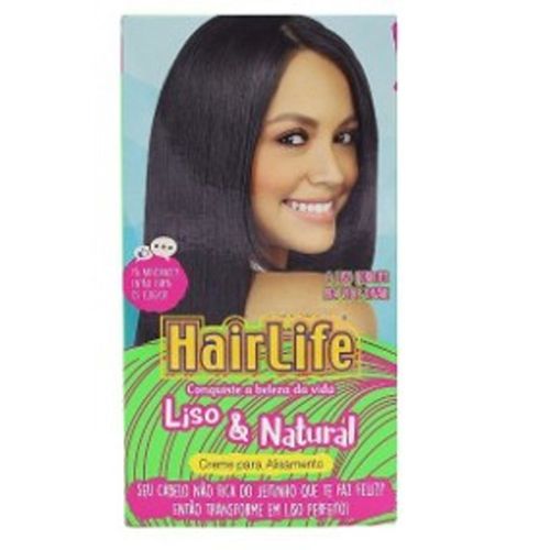 Creme Hair Life Liso Natural 180G - Hair Life