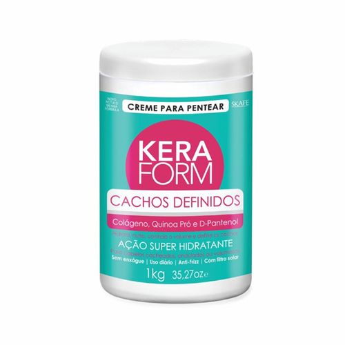 Creme Pentear Skafe Keraform Cacho Definidos 1Kg - Skafe