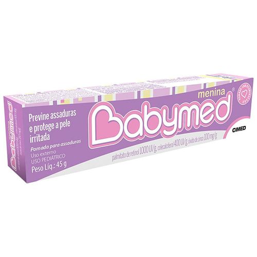 Babymed Menina- Pomada para Assaduras - 45g