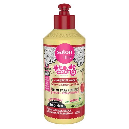 Creme Salon Line Todecacho Vinagre Maca 300Ml - Salon Line To De Cacho