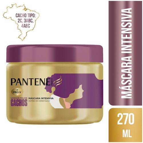 Creme Tratamento Pantene Unidas Para  Cachos 270Ml - Pantene