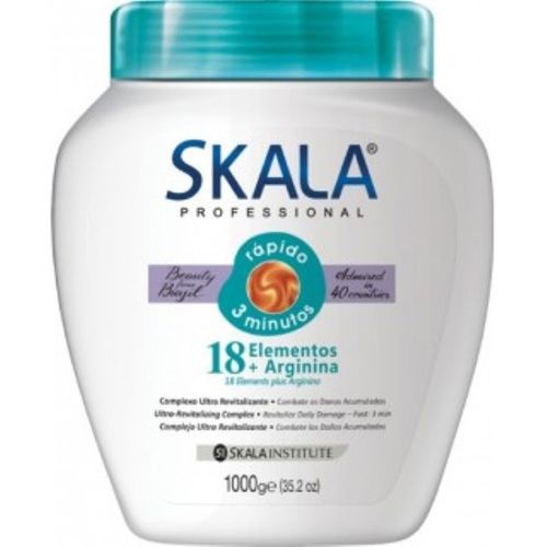 Creme Tratamento Skala 1Kg 18 Elementos + Argi - Skala
