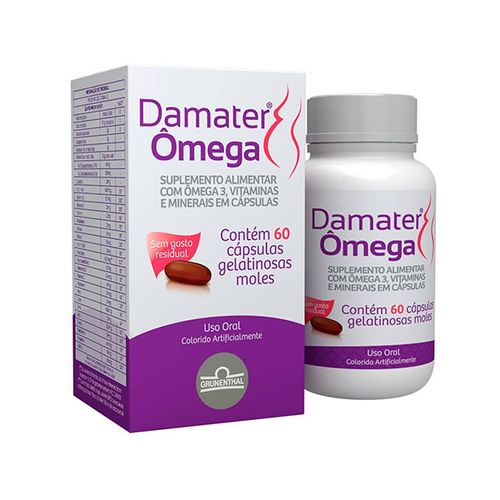 Damater Omega Ir 60 Cápsulas