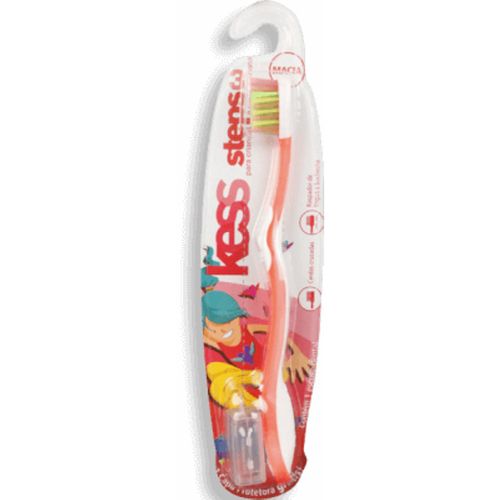 Escova De Dentes Kess Infantil Steps 3 Mac Protetor Cerd - Kess