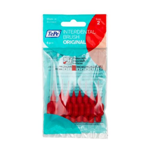 Escova De Dentes Tepe Interno 0.50Mm Vermelho 8Un - Tepe