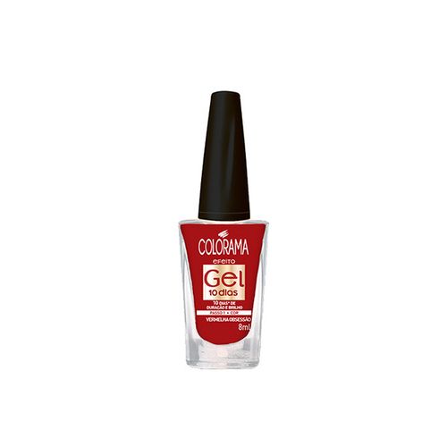 Esmalte Colorama Gel Vermelho Obsessao 8Ml - Colorama