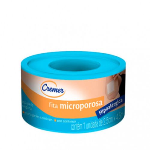 Esparadrapo Cremer Fita Microporosa Branco 2,5Cmx4,5Mt - Cremer